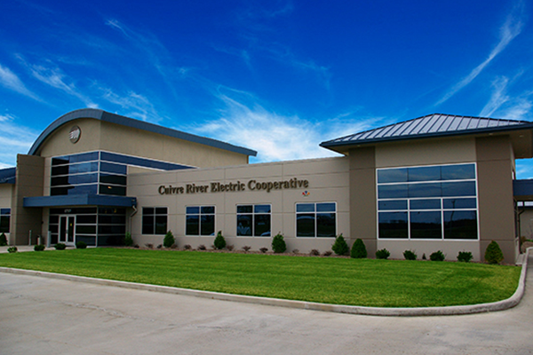 A large building with the word cooperative on it