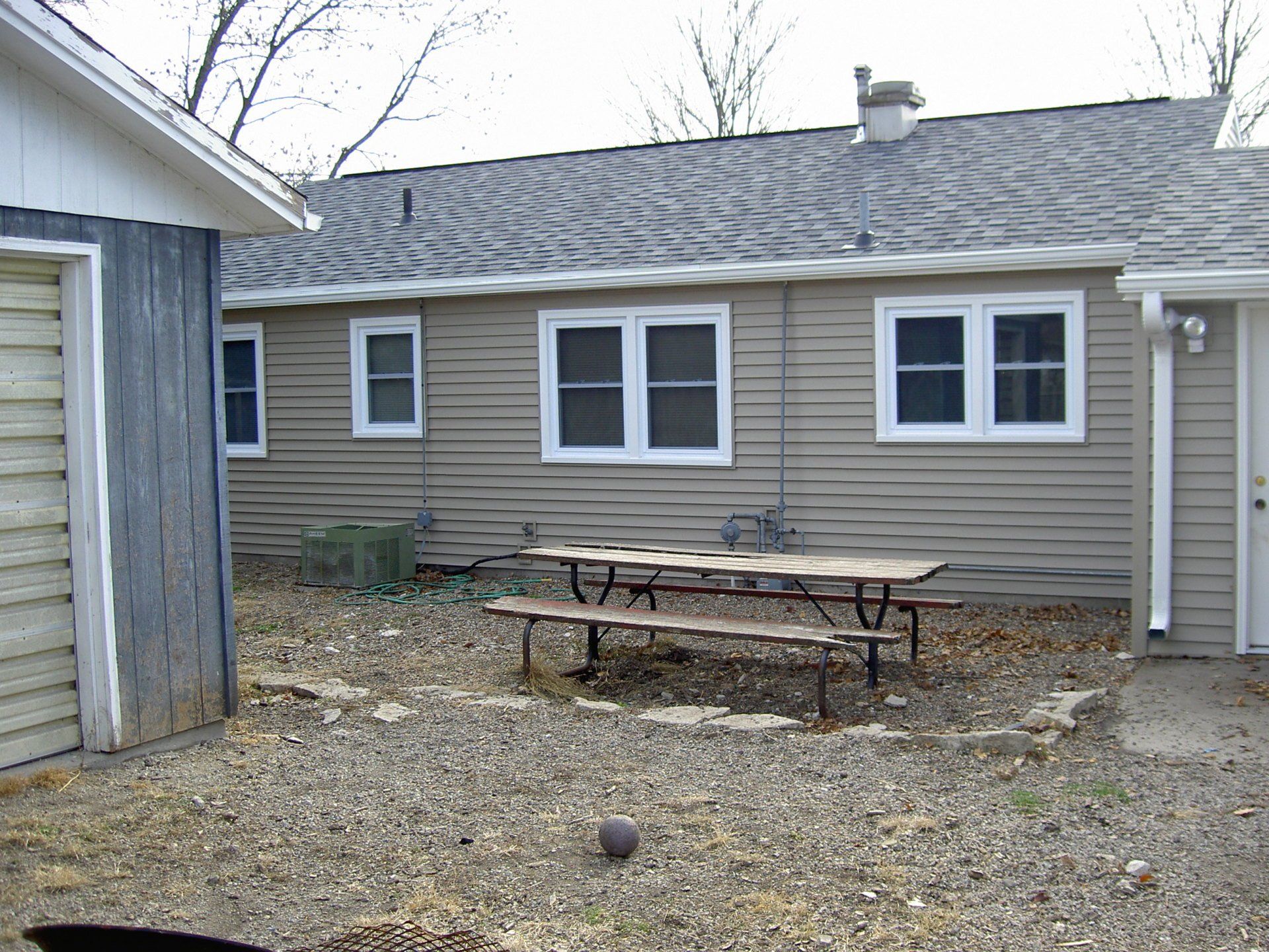 After siding installation