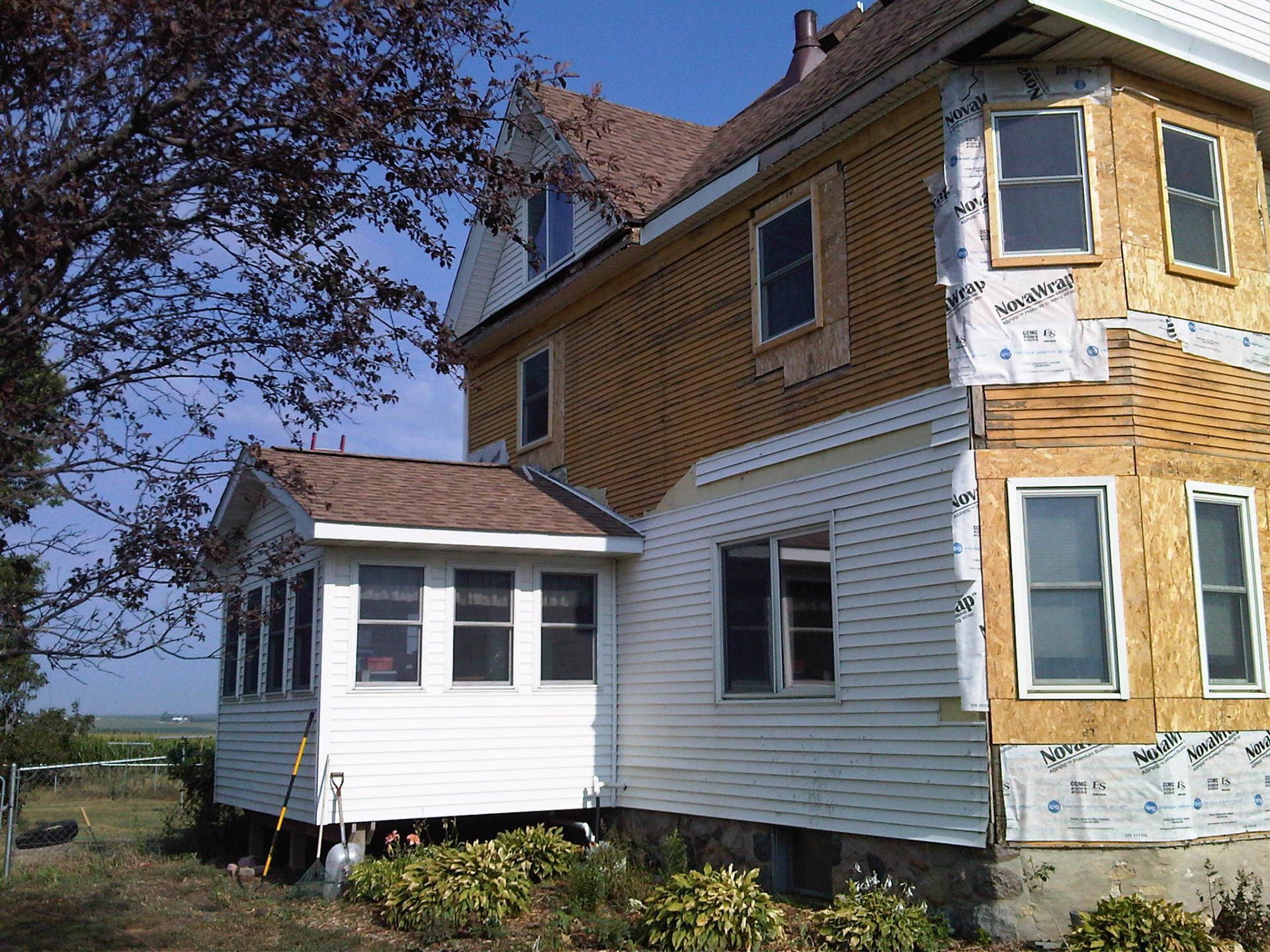 Siding installtion