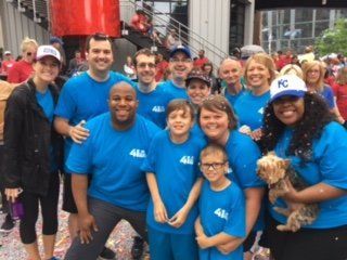A group from KSHB walked in the American Heart Association walk