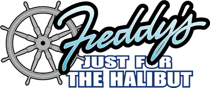 Freddy's Just For The Halibut logo