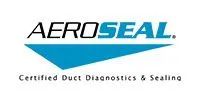 AEROSEAL logo with teal swoosh and the tagline “Certified Duct Diagnostics & Sealing”
