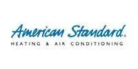 American Standard Heating & Air Conditioning logo in blue text on a white background