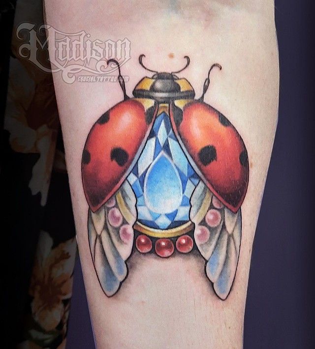 Ladybug gemstone
