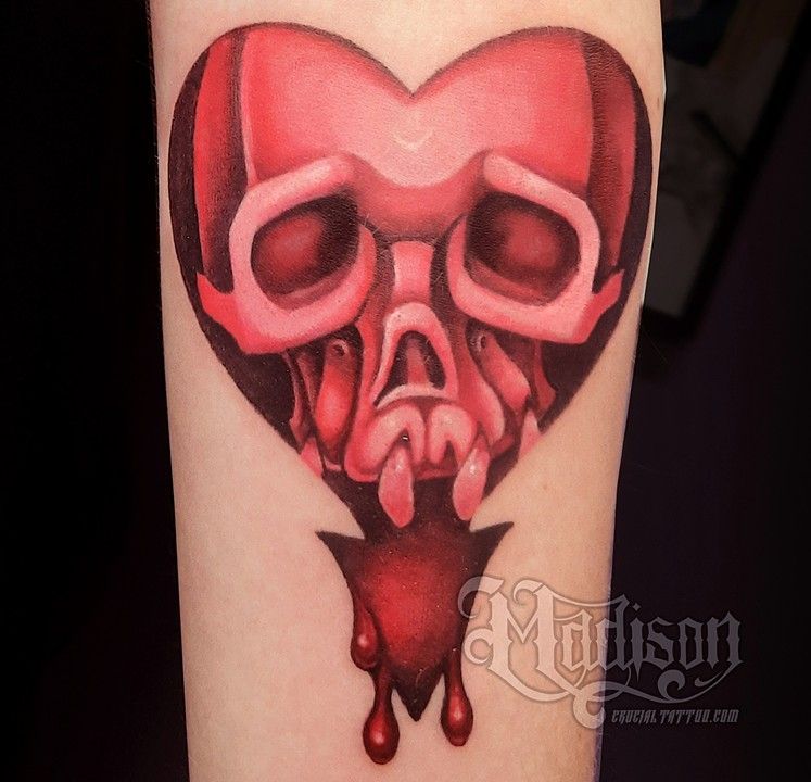 Skull heart
