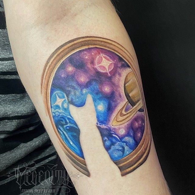 Space cat silhouette