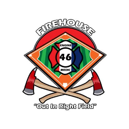 A logo for the firehouse engine 46 medic