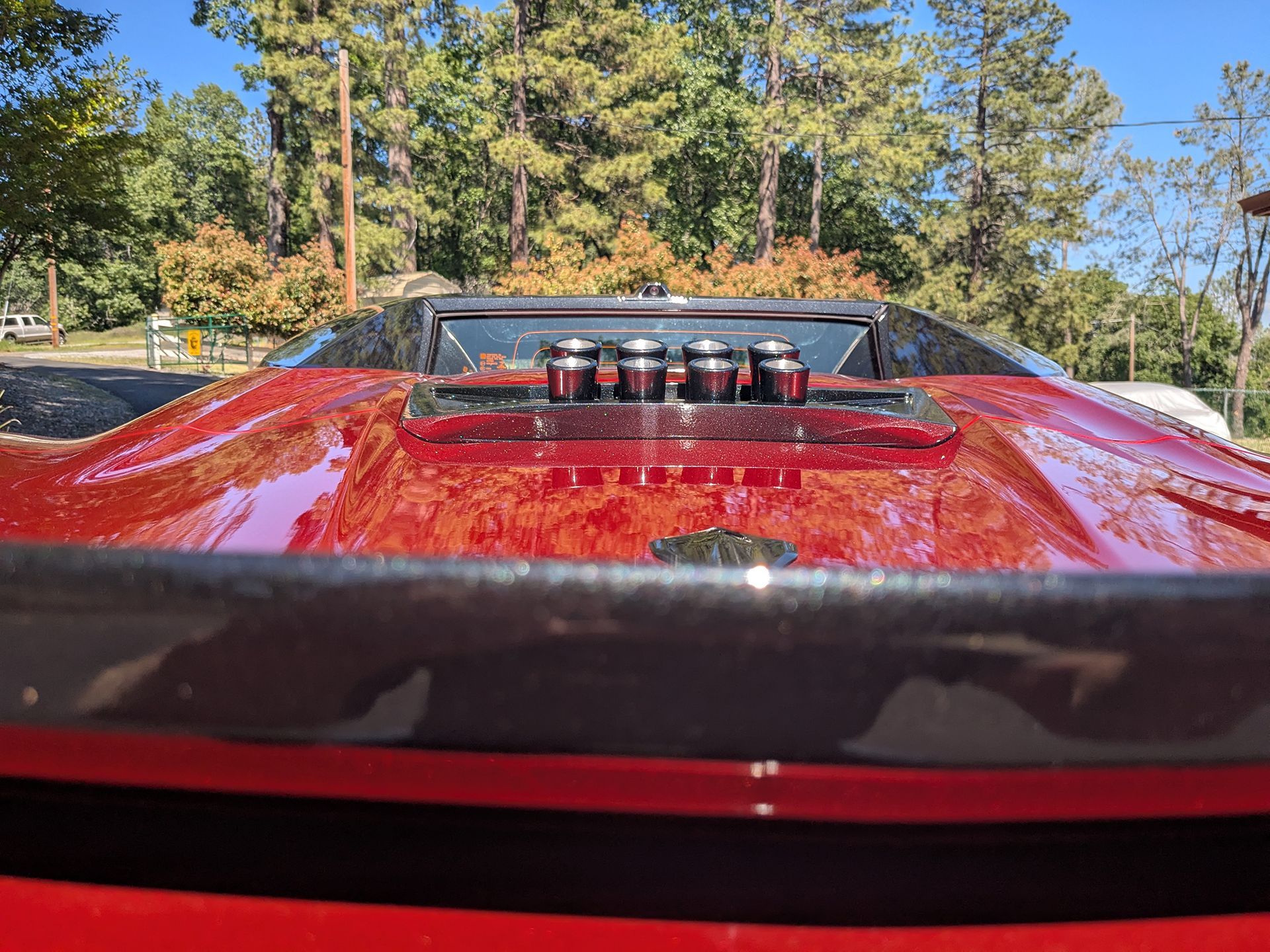 Powder coated heat vent