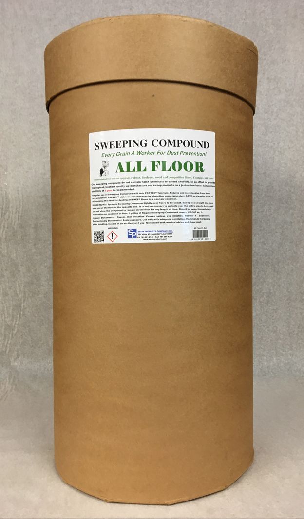 All floor sweeping compound