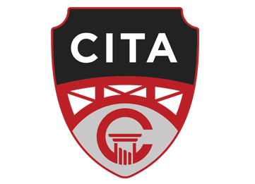 CITA shield logo in black, red, and gray with bold white letters and geometric design
