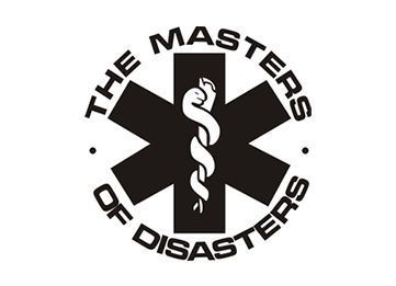 A black-and-white logo showing a Star of Life symbol with a snake entwined around a staff, surrounded by