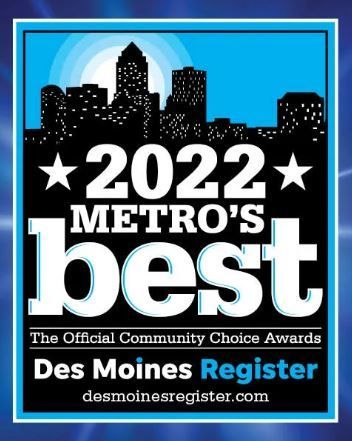 A logo for the 2022 metro 's best community choice awards
