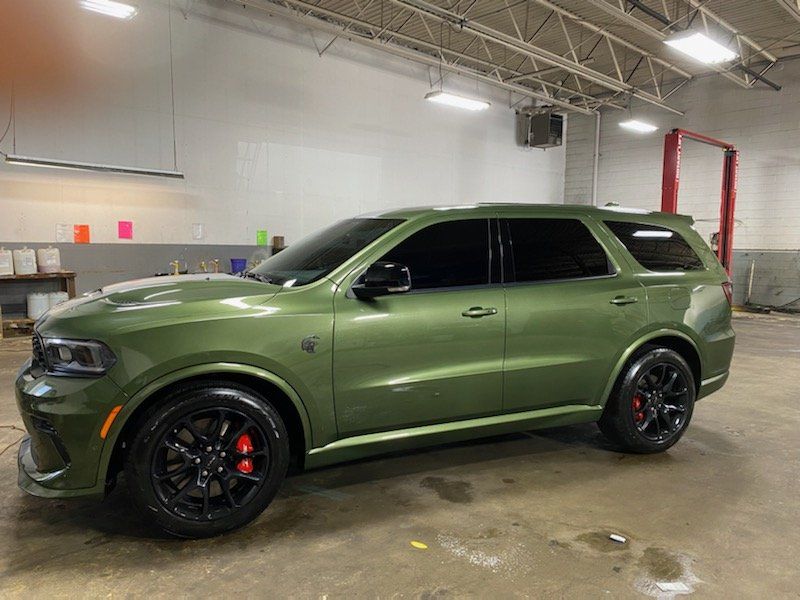 Green SUV