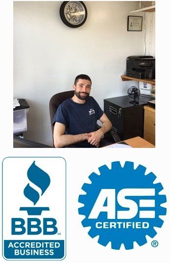 BBB logo and ASE certified