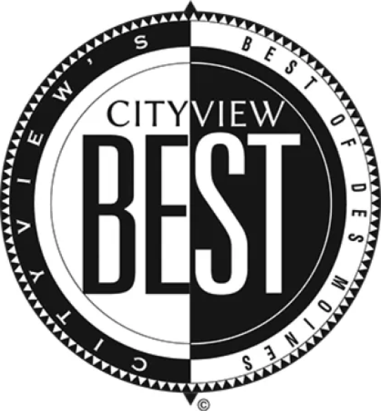 Cityview Best of Des Moines award logo.