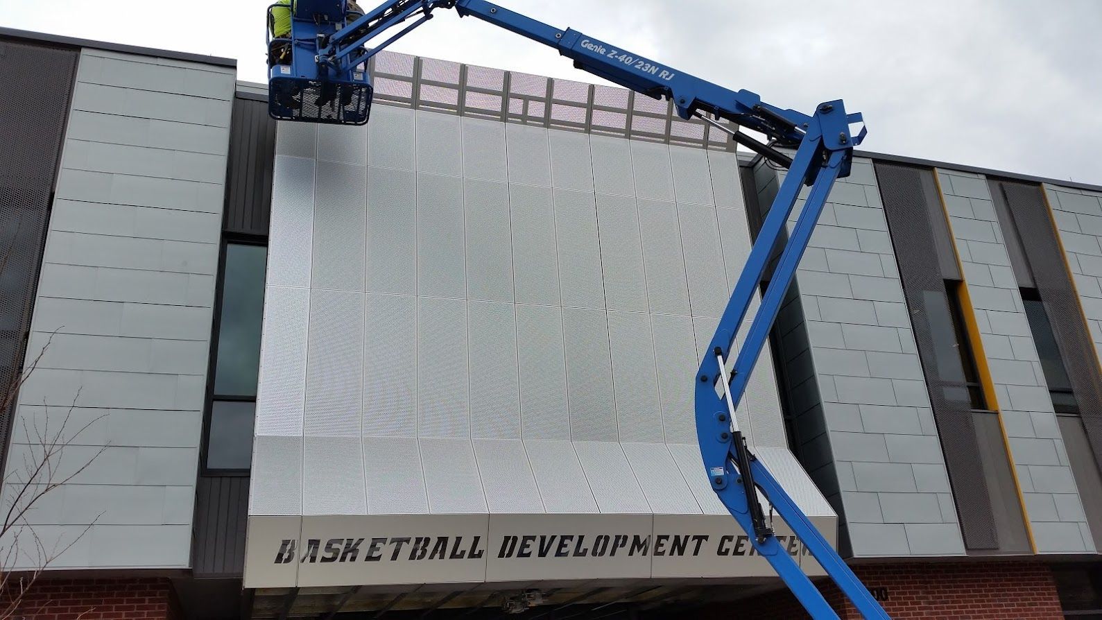 ongoing basketball development center roofing
