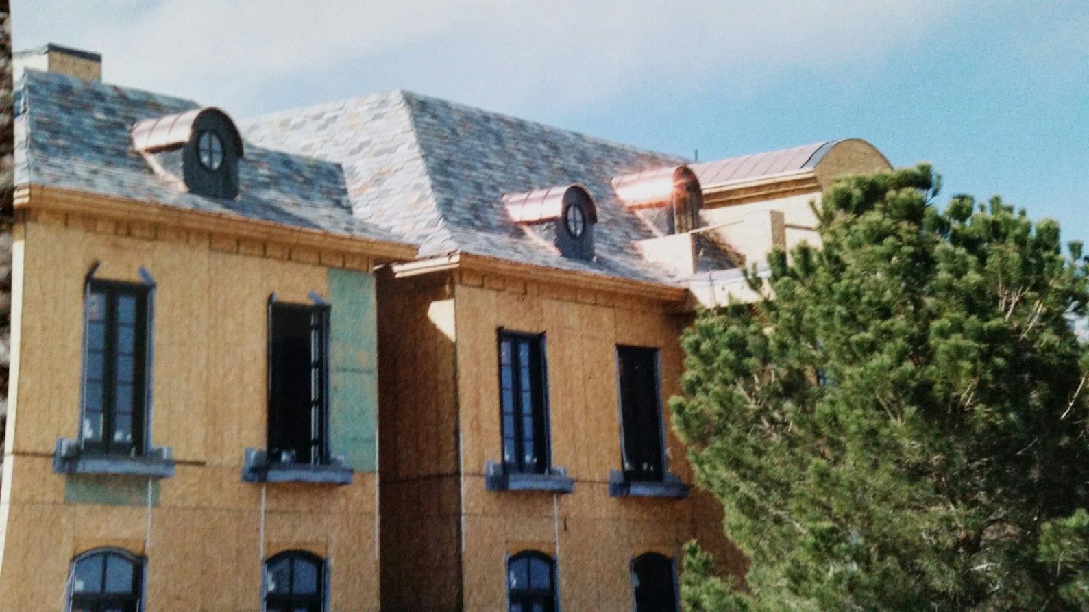 copper window roof