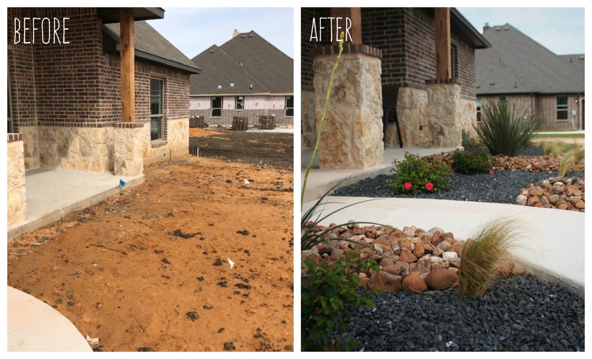 Mow Pro's before and after