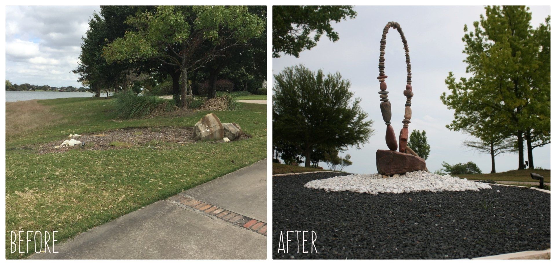 Mow Pro's before and after