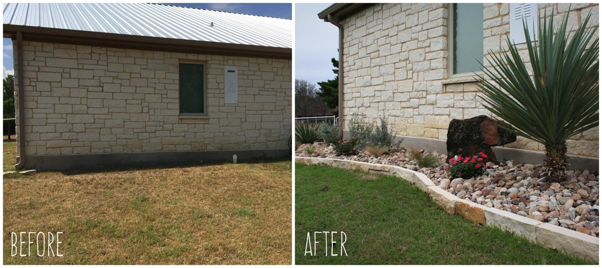 Mow Pro's before and after