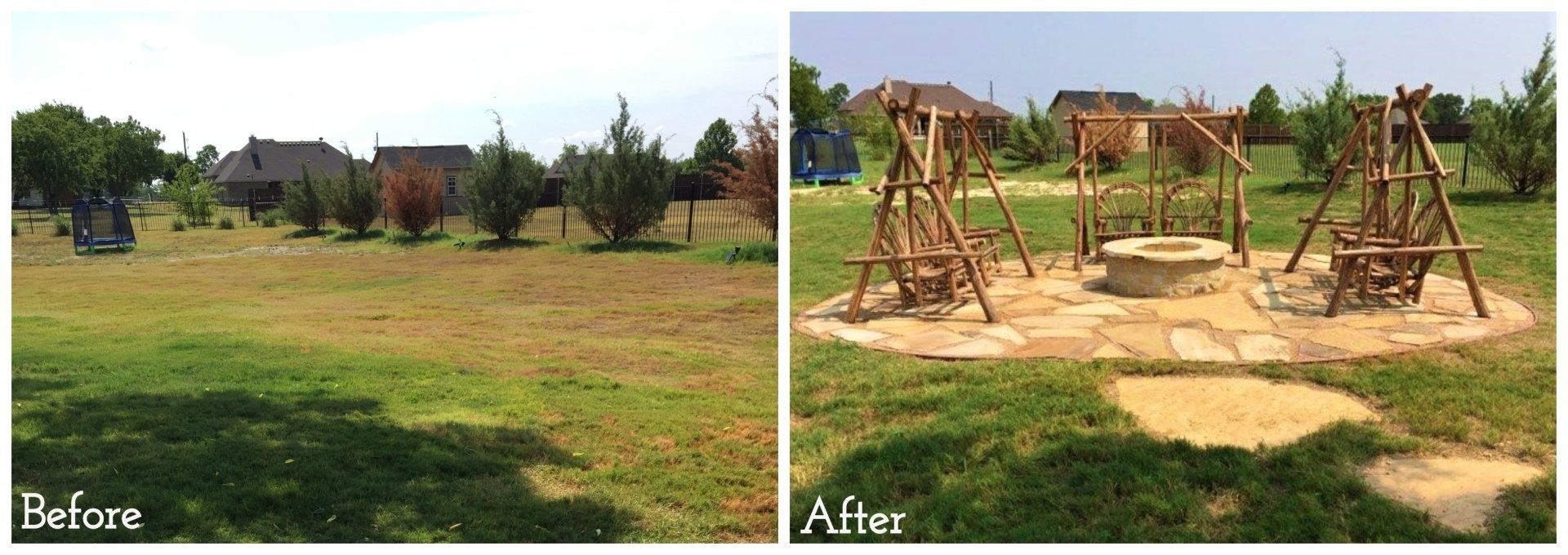 Mow Pro's before and after