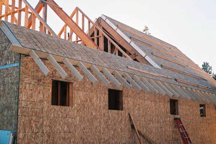 Insulated panel roof job