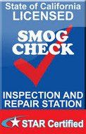 State of California Licensed Smog Check - Inspection and repair station