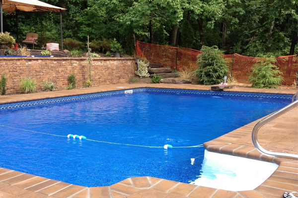 Clean looking pool