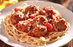 Pasta with meatballs - Joe's Italian Kitchen, Port Neches