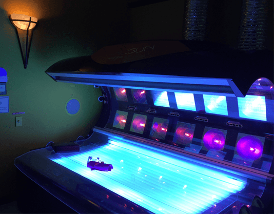 UV tanning machine