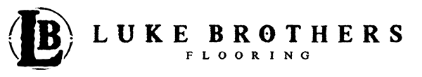 The Luke Brothers Flooring logo featuring the letters LB in a circle followed by the company name.