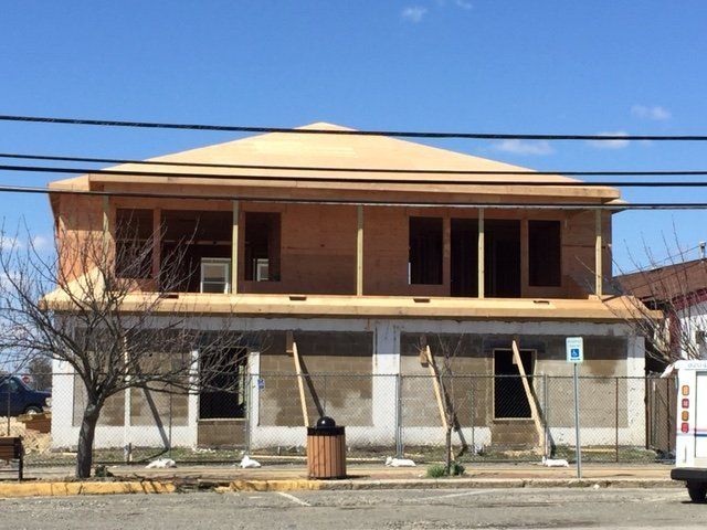 A building under construction