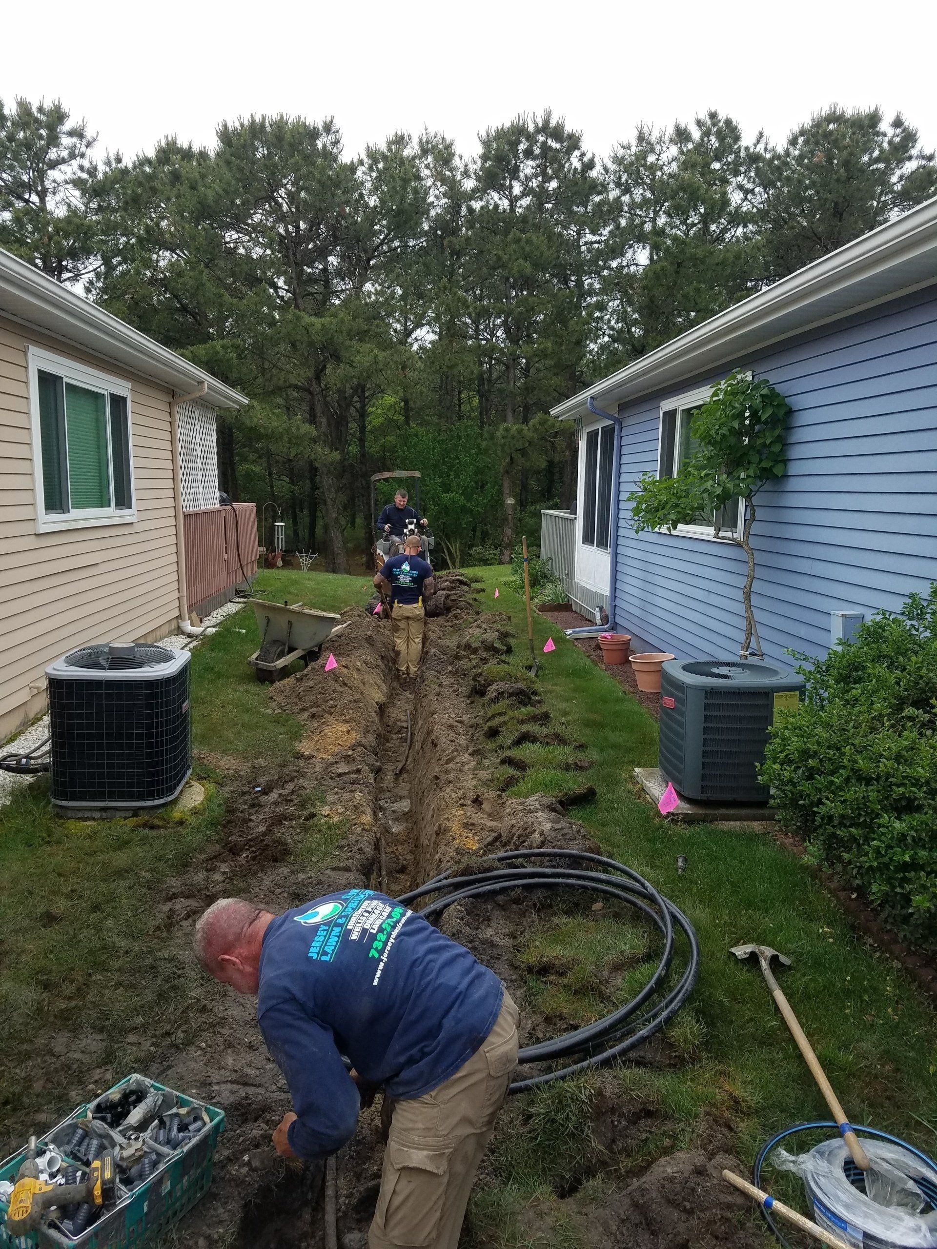 Drainage installation