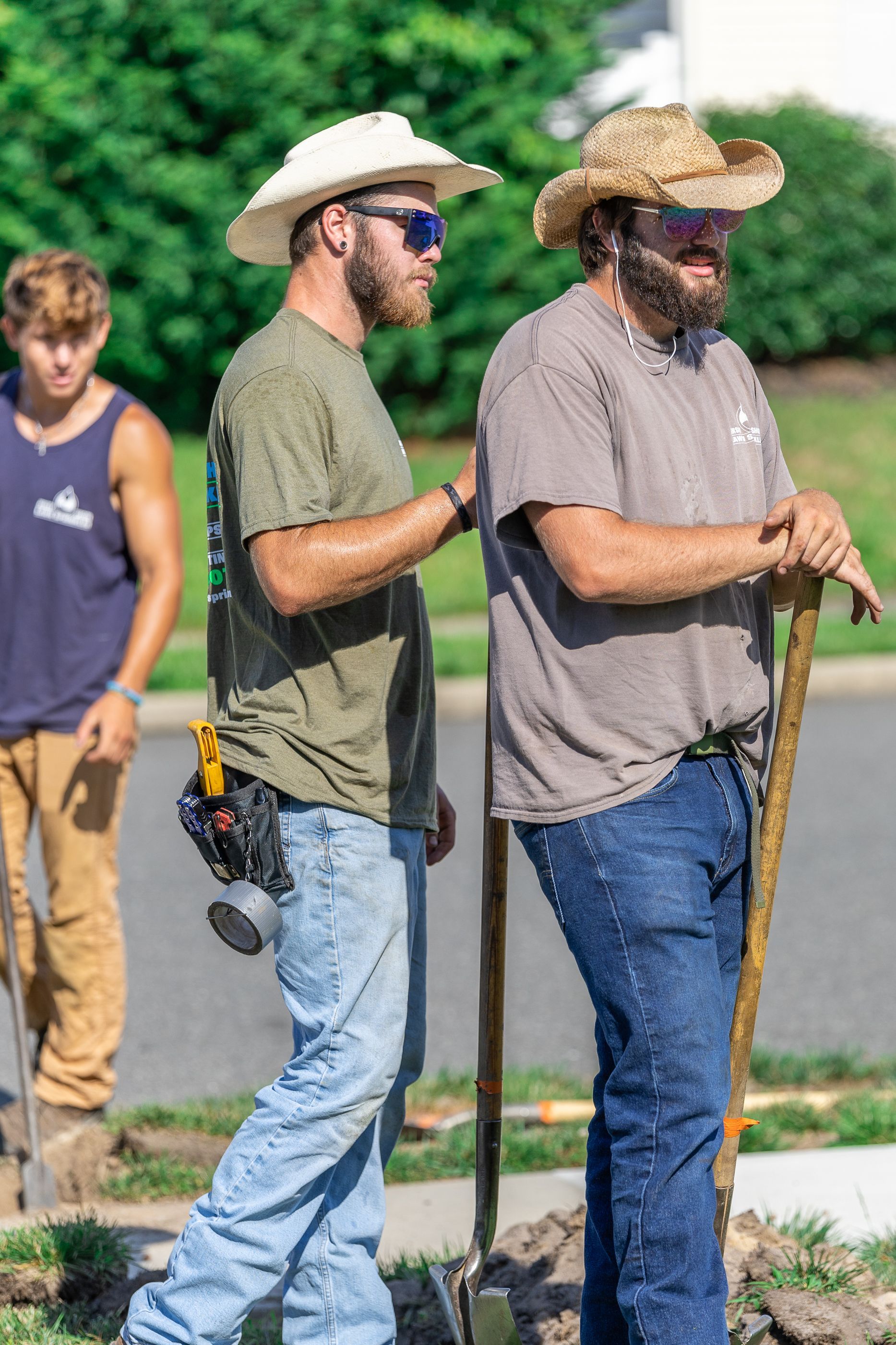 Jersey Shore Lawn Sprinkler workers