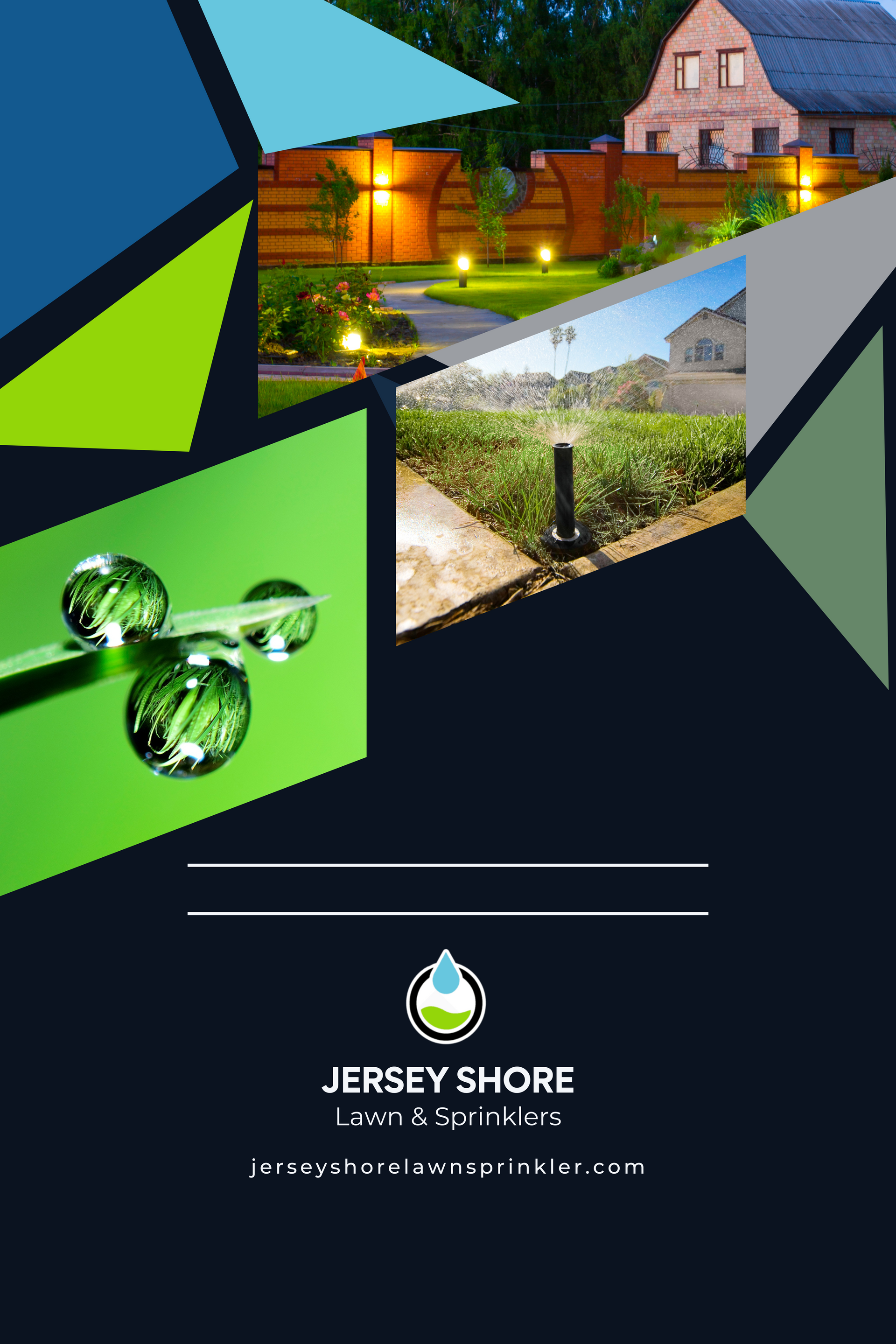 Jersey Shore Lawn Sprinkler front cover brochure