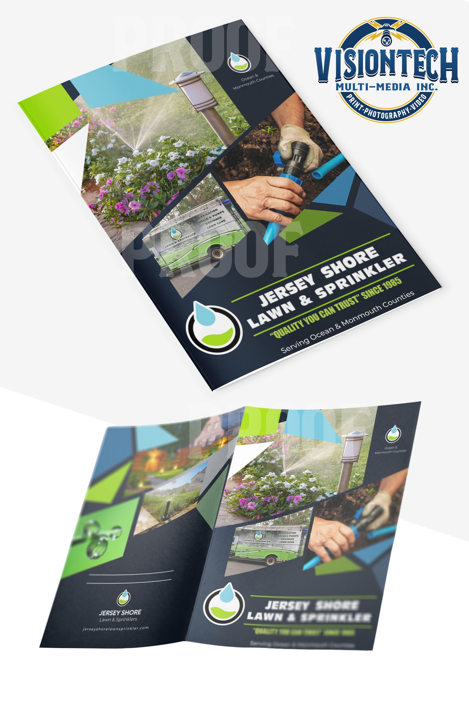 Jersey Shore Lawn Sprinkler brochures