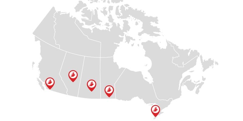 Atlas-Apex Roofing 2014 Canada Map