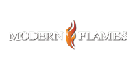 Modern flames logo