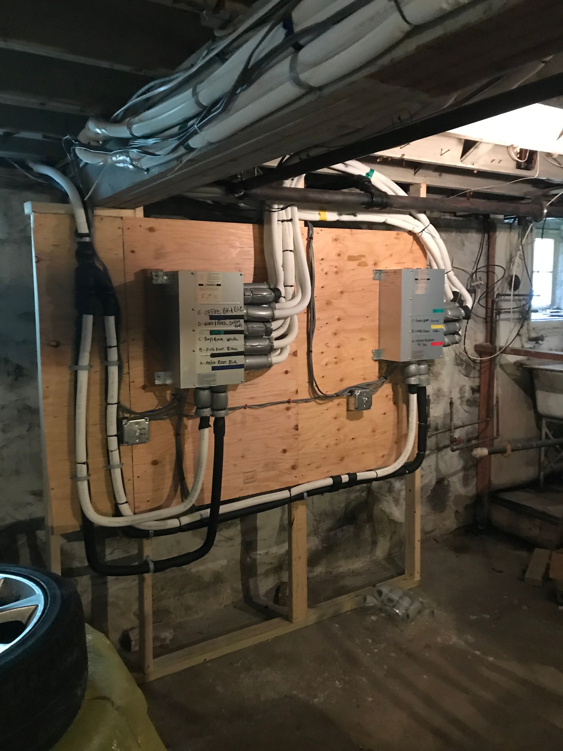 Residential electrical wiring