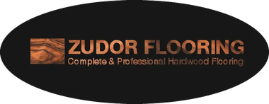 Zudor Flooring logo in orange and black with “Complete & Professional Hardwood Flooring” tagline