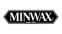 Minwax logo in white text on a black hexagonal banner, with “Since 1904” below