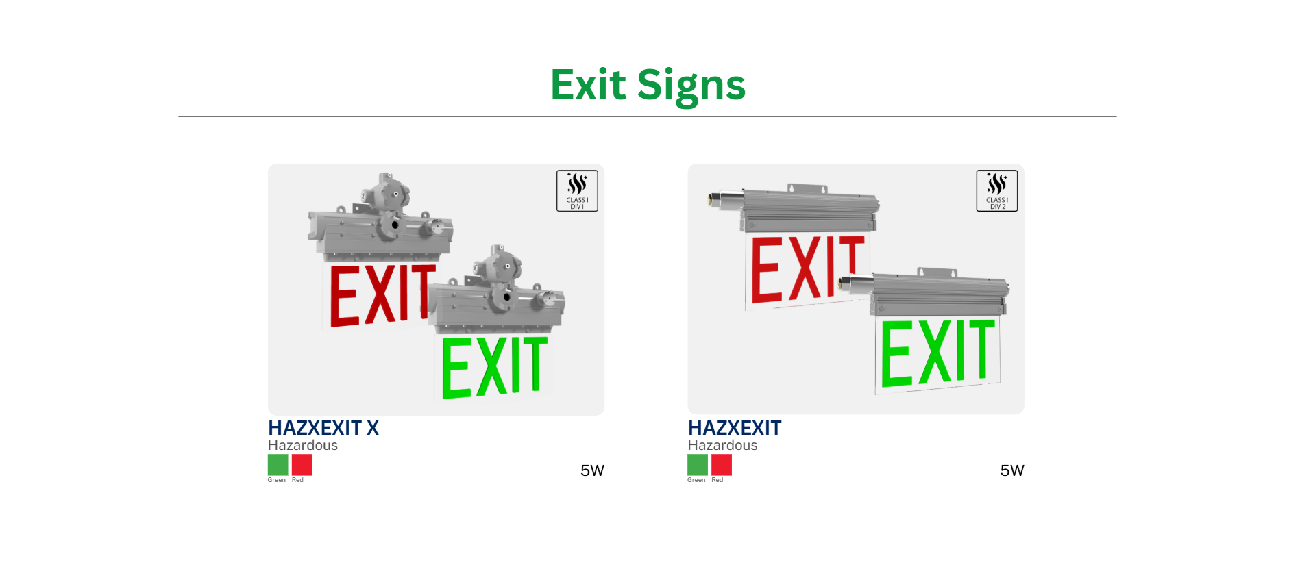 Exit Signs