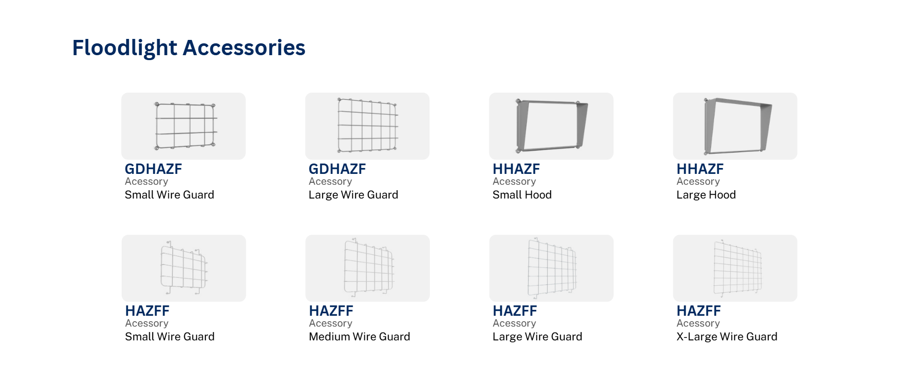 Floodlight Accessories