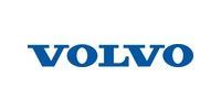 Volvo logo in blue text on a white background.
