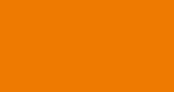 Solid orange rectangular background with a thin black strip along the bottom edge