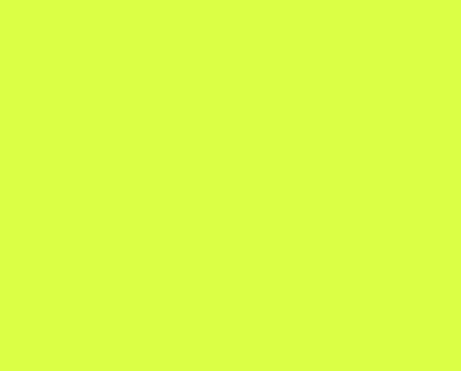 Solid neon yellow-green background.