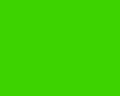 Solid bright green screen.