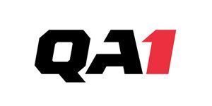 QA1 logo in black and red on a white background