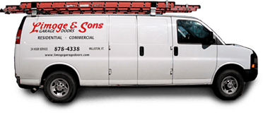 Limoge & Sons Garage Doors Inc service van