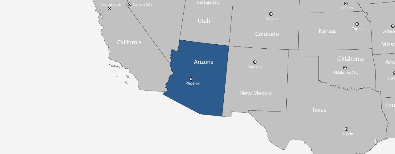 Arizona Awnings & Canvas LLC service area map